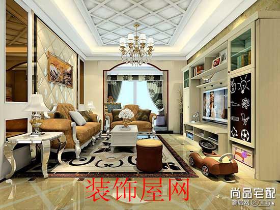 客厅挂欧式吊灯多大的合适